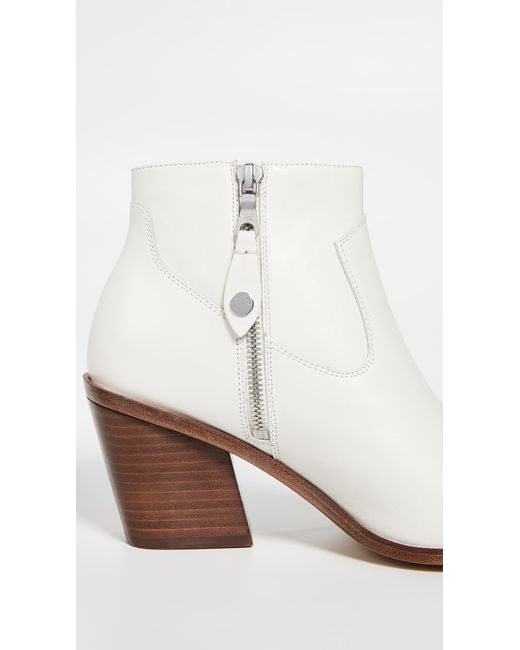 white rag and bone booties