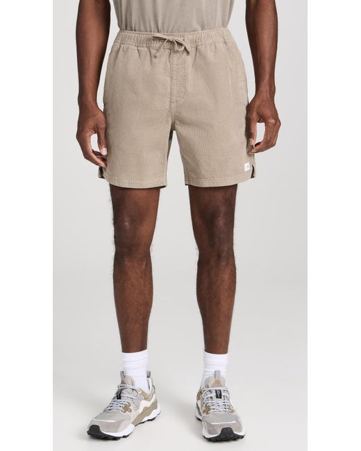 Katin Natural Cord Oca Shorts War Grey for men