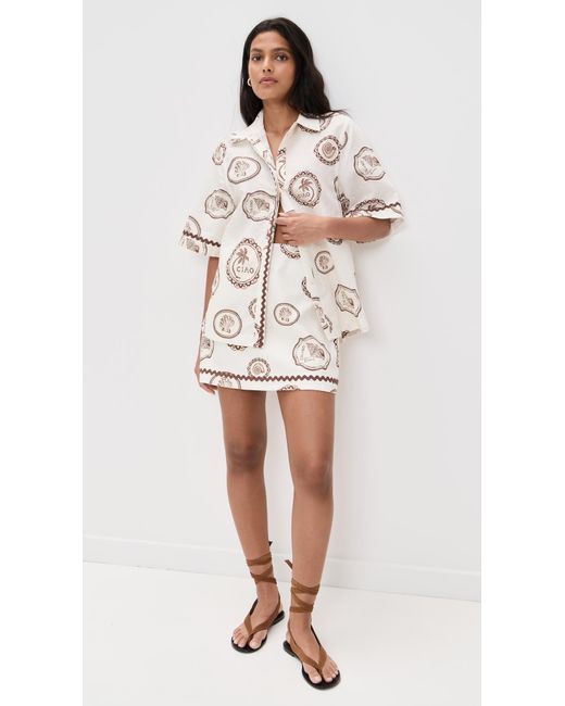 Kivari White Mini Skirt
