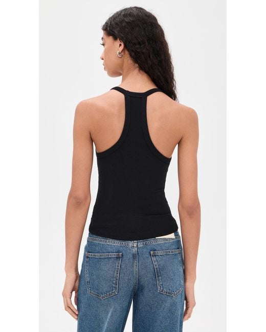 ÉTERNE Black Racerback Tank