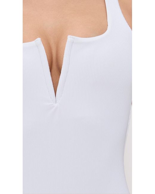 Beach Riot Tropez One Piece in White | Lyst