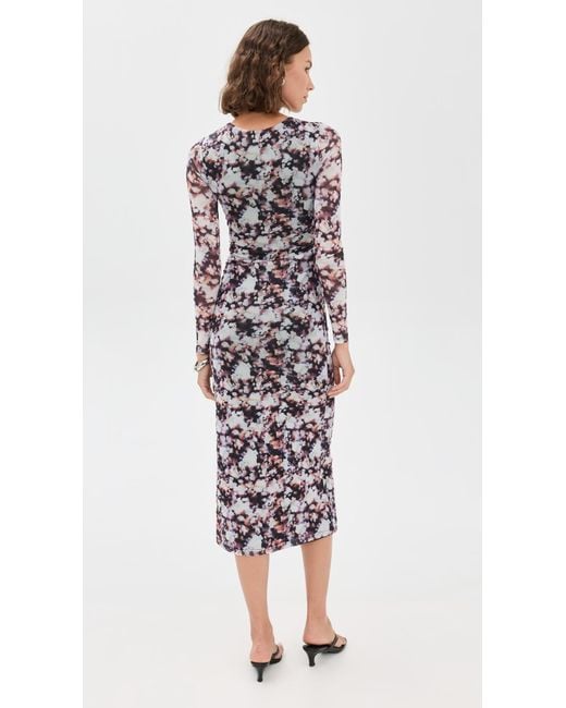 MINKPINK Multicolor Audrey Mesh Midi Dress