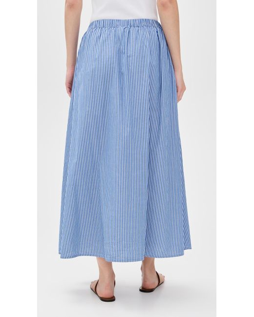 American Vintage Blue Stripe Skirt