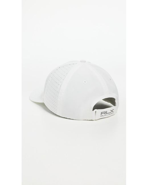 Ralph Lauren White Performance Cap for men