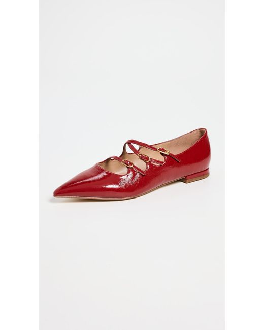 Sam Edelman Cass (Deep Scarlet) Flat Shoes in Red | Lyst