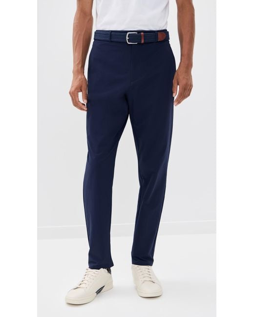Ralph Lauren Blue On Course Matte Stretch Nylon Pants for men