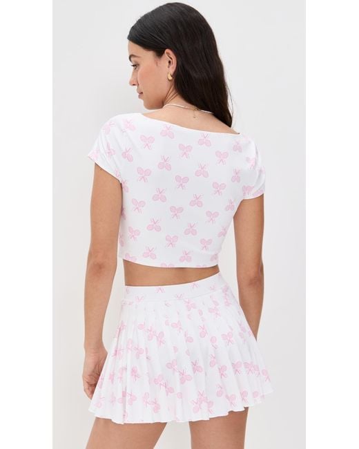 LoveShackFancy Black Kudura Top