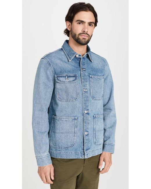 Alex Mill Blue Work Jacket for men