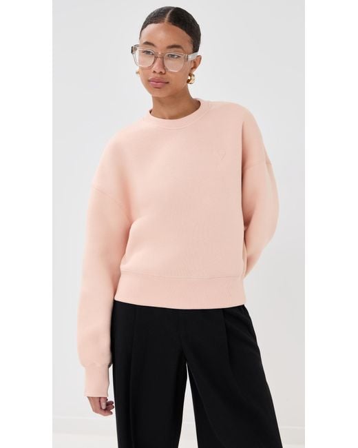 AMI Black Logo Sweatshirt