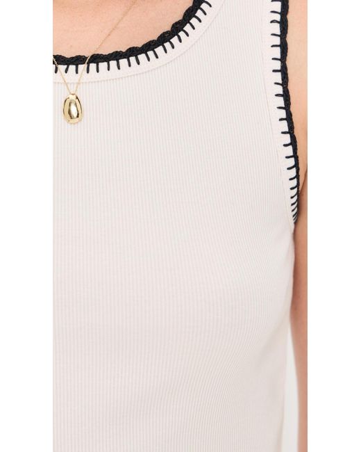 Z Supply White Social Tank