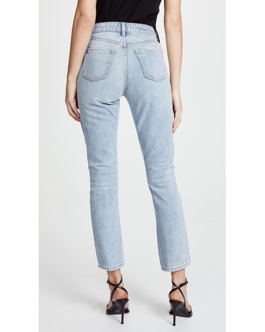 Alexander Wang Cult Side Zip Jeans in Blue | Lyst