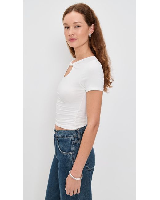Le Bos White Amour Top