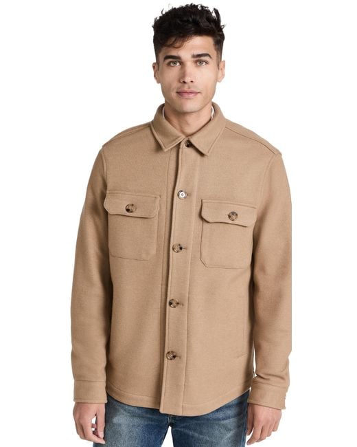 BOSS C carper Shirt Jacket in Natural for Men Lyst Canada