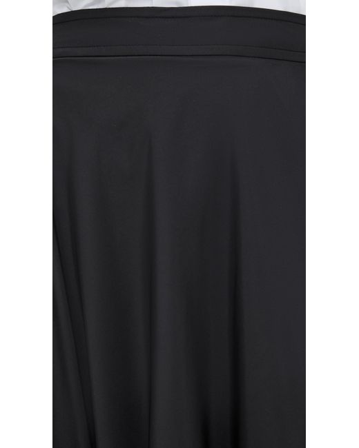 MEIMEIJ Black Poly Soft Bubble Skirt