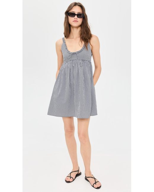 Solid & Striped Gray The Cassidy Dress