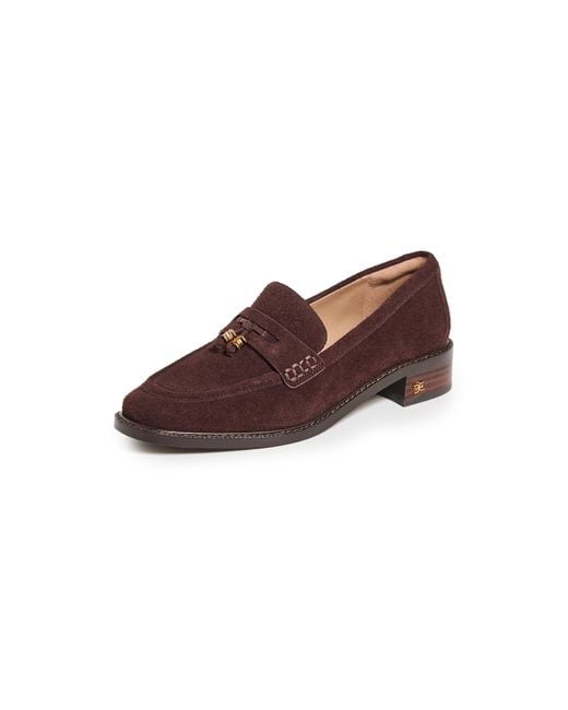 Sam Edelman Brown Denise Suede Loafers