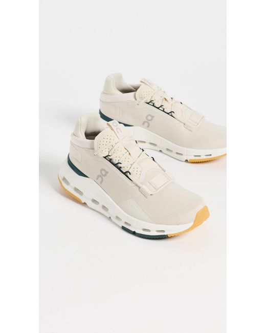 On Shoes White Cloudnova 2 Sneakers