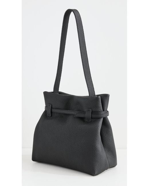 MANU Atelier Black Mini Tote Du Jour Full Grain Calf Leather Bag