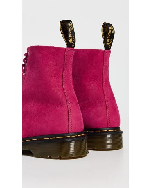 Dr. Martens Red 1460 Pascal Milled Nubuck Boots