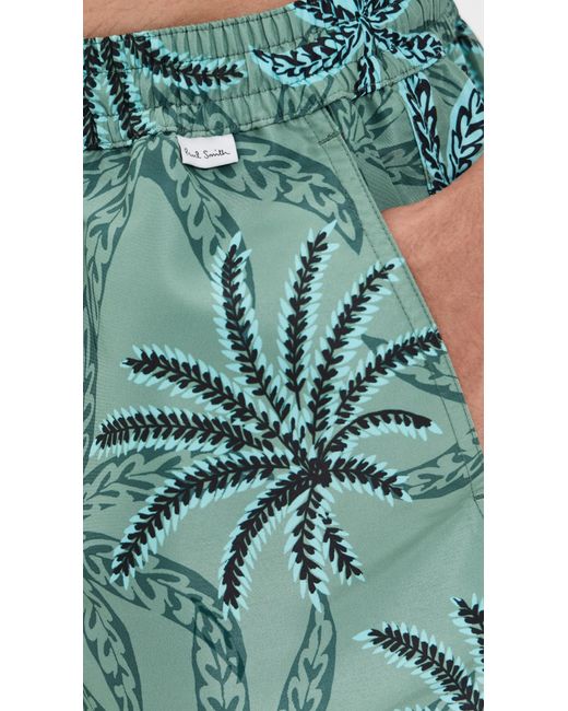 Paul Smith Blue Palms Swim Shorts 4 for men