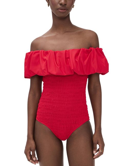 Sea Red Selma Solid One Piece