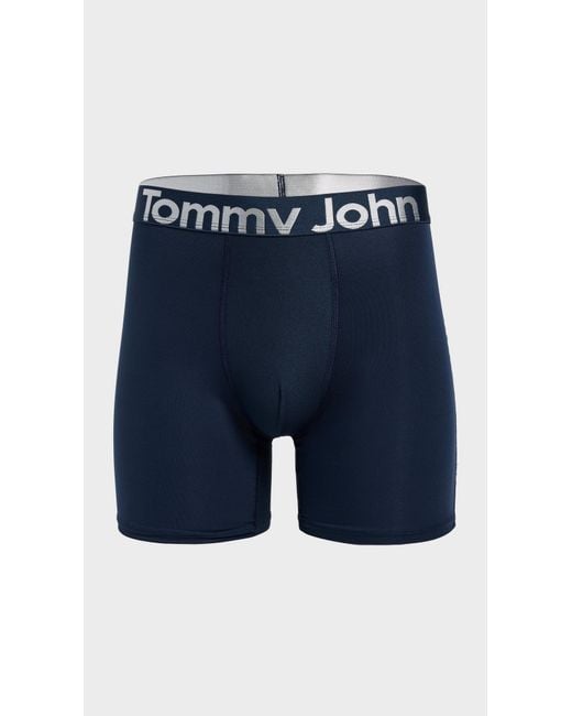 Tommy John Blue 360 Sport 6 Boxer Briefs 3 Pack for men