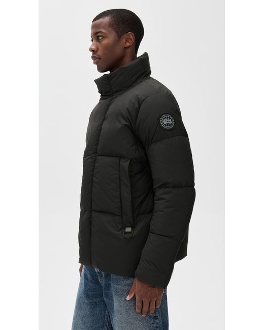Canada Goose Black Everett Puffer Coat for men