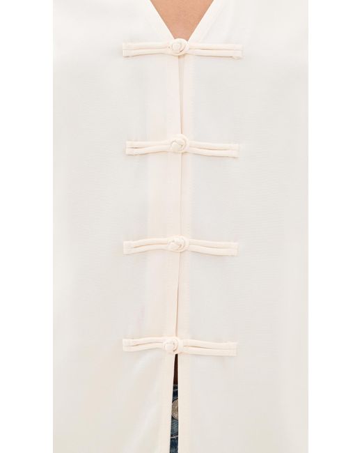 ALIGNE White Saffron Blouse