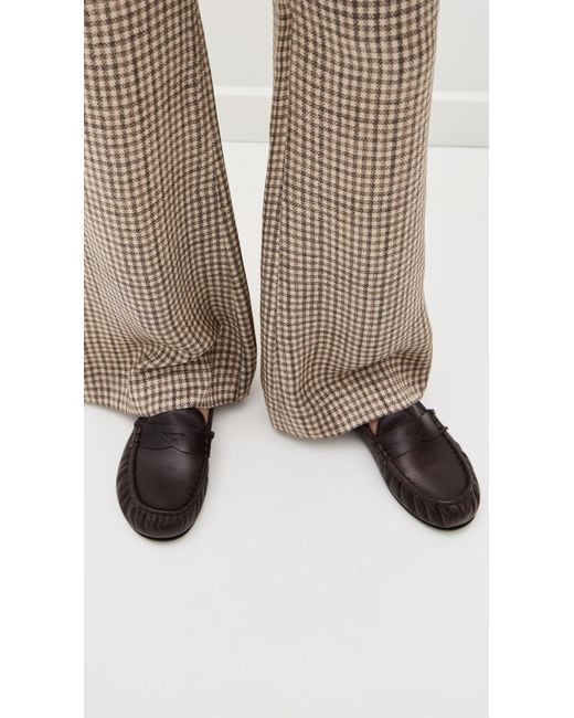 Acne Brown Leather Flats
