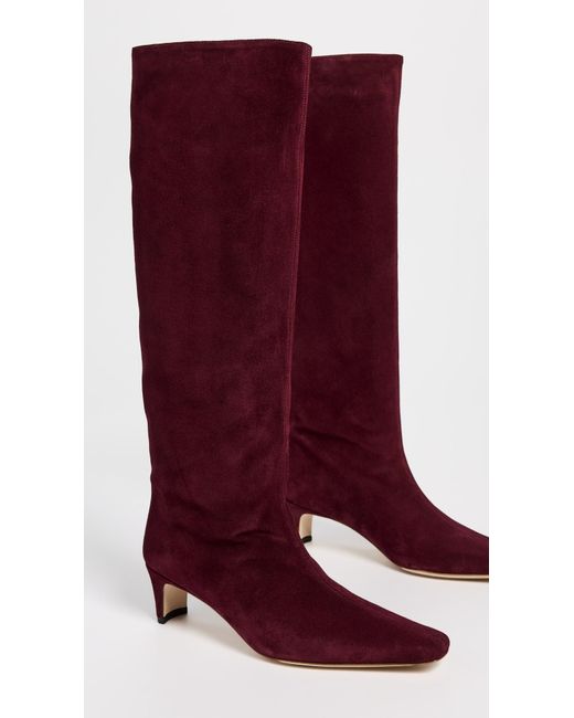 Staud Red Wally Boots