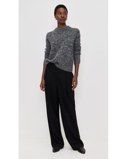 Vince Black Marled Crew Neck