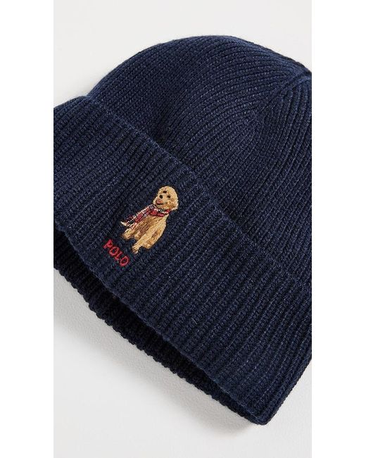 polo ralph lauren beanie navy