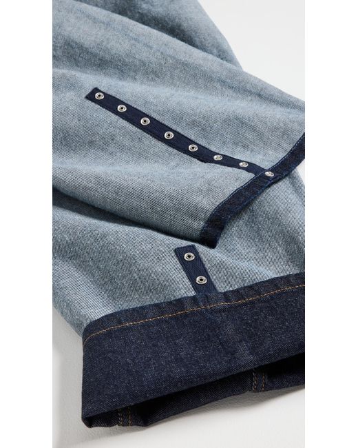 Tibi Blue Denim Sid Jeans