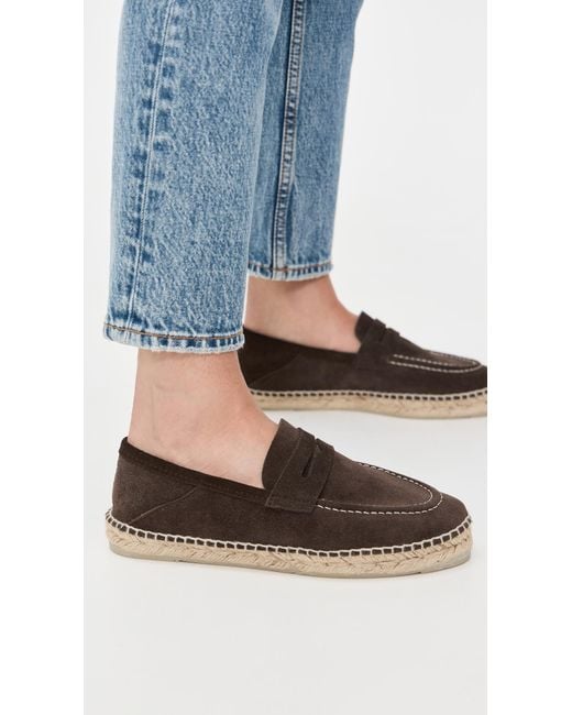 Manebí Black Espadrilles Loafers