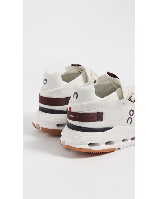 On Shoes White Cloudnova 2 Sneakers