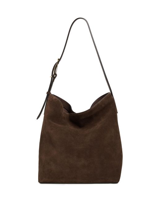 Liffner Brown Slouch Bucket Bag
