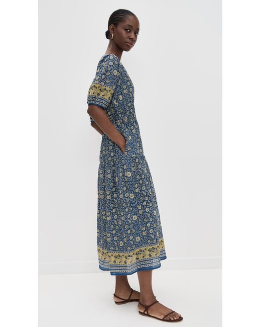 blue velvet floral dress Charix Men's Flats, Cobalt Blue