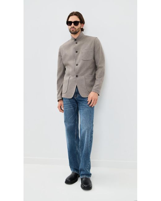 Rag & Bone Gray Prospect Wool Cardigan for men