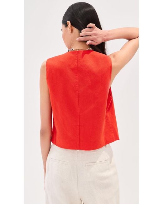 Le Bos Red Simone Vest