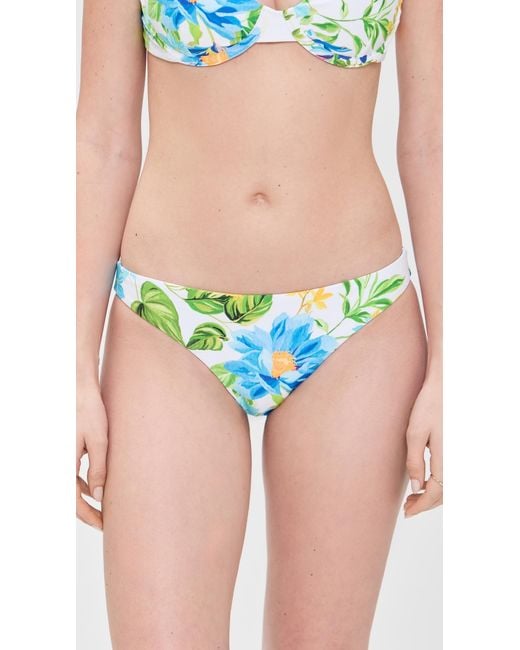 PQ Swim Blue Basic Ruched Bikini Bottoms