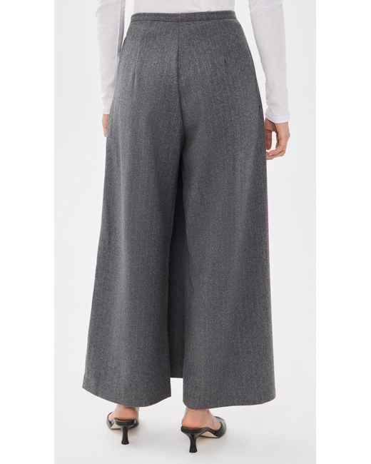 Source Unknown Gray Herman Wrap Trousers