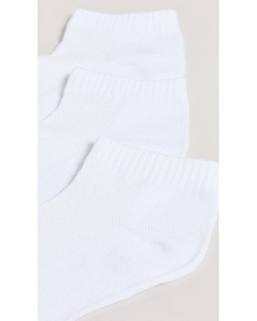 Stems White Everyday Ankle Socks Pack