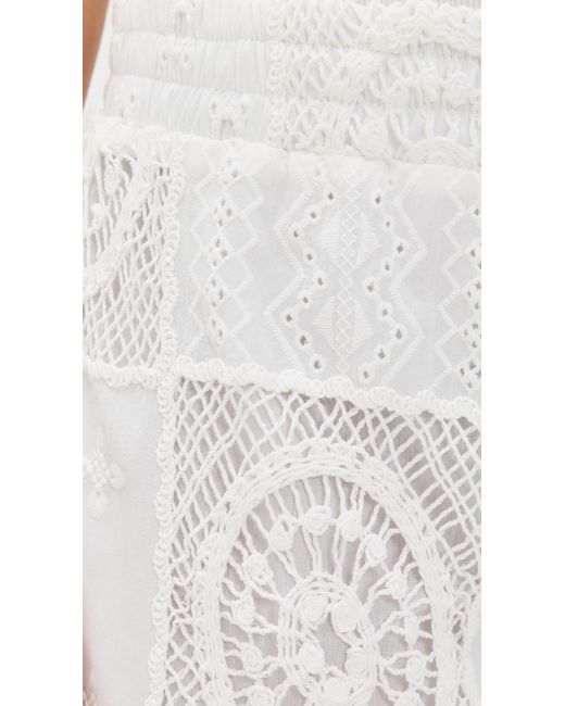 Line & Dot White Biva Pants