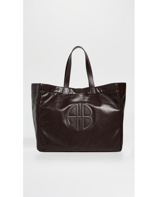 Anine Bing Black Large Rio Tote