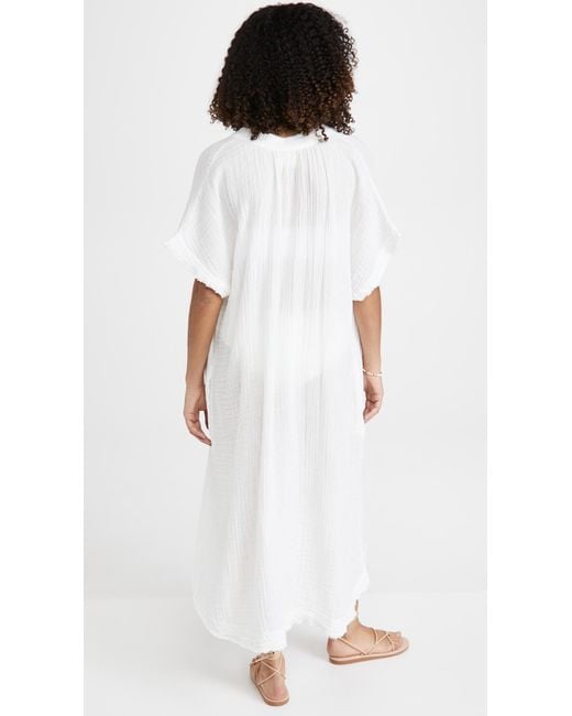9seed White Tunisia Caftan