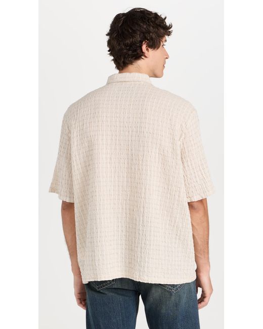 Our Legacy Natural Box Shirt Short Sleeve for men