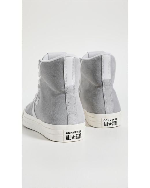Converse White Star Player 76 Suede Sneakers for men
