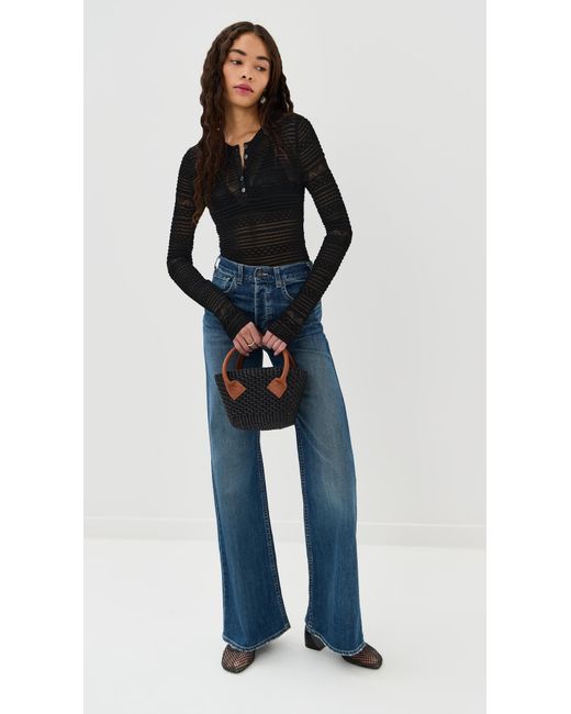 Ulla Johnson Black Felix Top