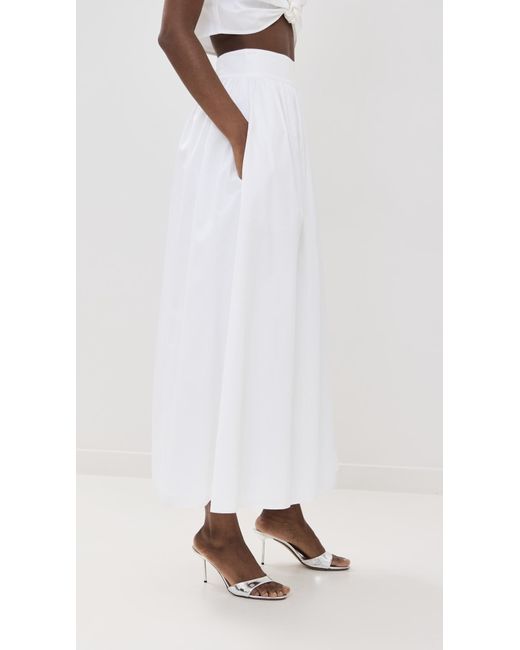 De Loreta White Ariadna Skirt