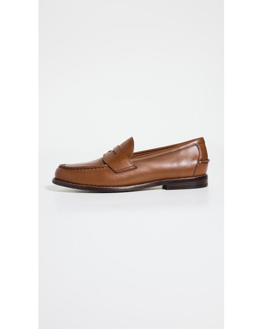 Polo Ralph Lauren Brown Alston Leather Penny Loafers for men